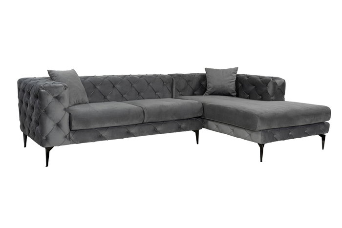 Atelier Del Sofa Como Eco Right - Antracita, Negro Atelier Del Sofa Como Eco Right - Antracita, Negro